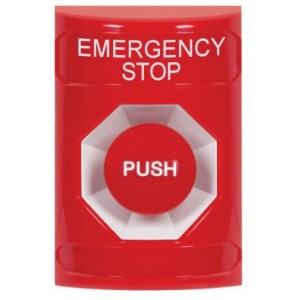 STI SS2004ES-EN Stopper Station – Red – Momentary – Push – Emergency Stop Label